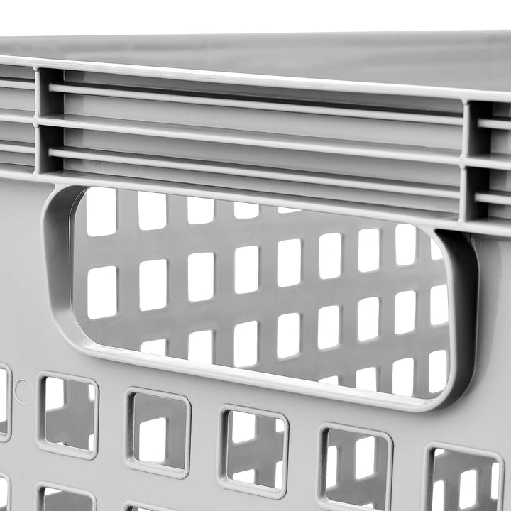 keeeper Transportkorb-Set, 3 x 64 l, Stapelbar, Polypropylen, Robert, Nordic Grey Nordic Grey 3 x 64