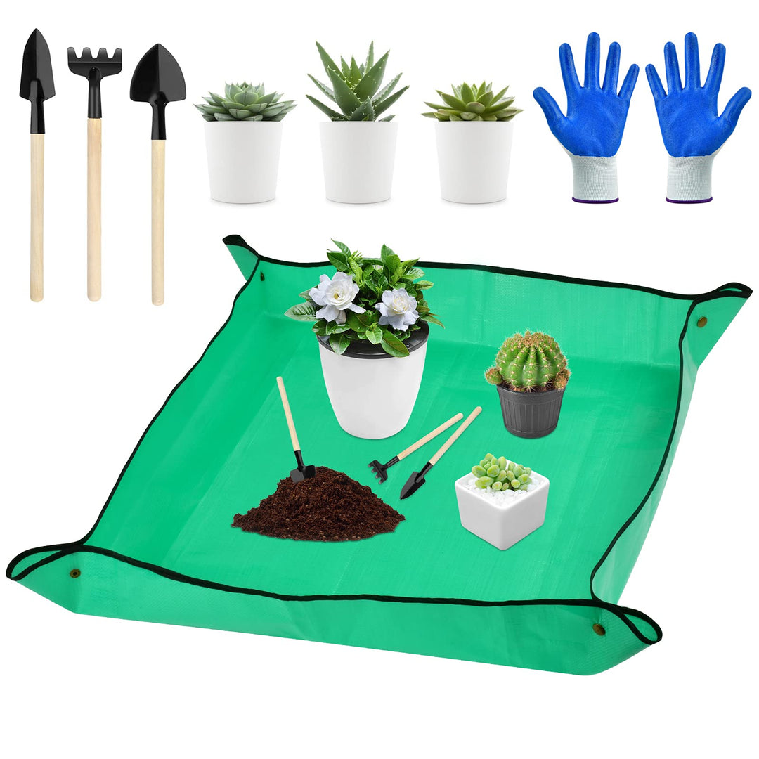 wasserdichte Gartenmatte Pflanzmatte, Gartenmatte Wasserdicht, Pflanzunterlage, Pflanzen Umtopfmatte