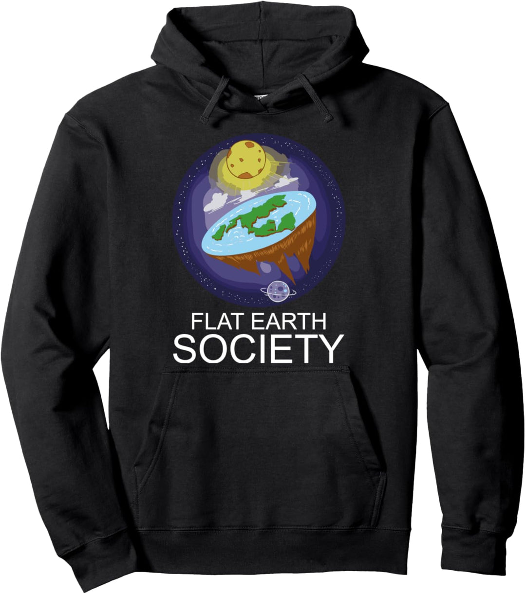 Flache Erde Society - Flache Erde Pullover Hoodie