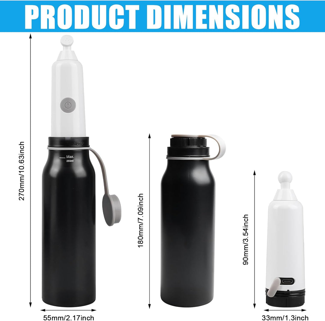 Tragbare Bidet mit 3 Sprühmodi, Elektrische Po Dusche 280ML Portable Bidet IPX7 Elektrisches Bidet S