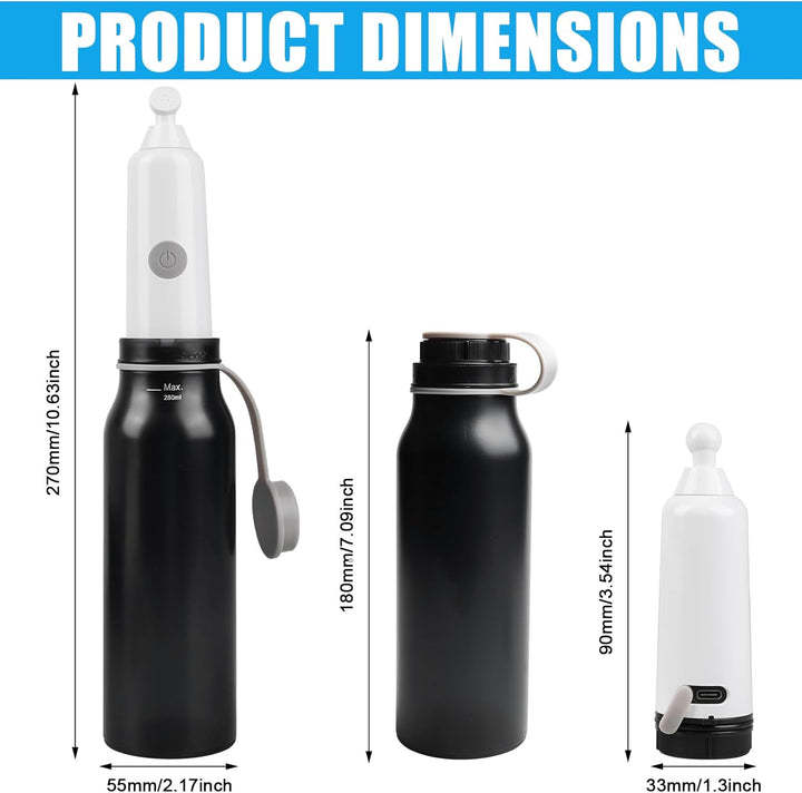 Tragbare Bidet mit 3 Sprühmodi, Elektrische Po Dusche 280ML Portable Bidet IPX7 Elektrisches Bidet S
