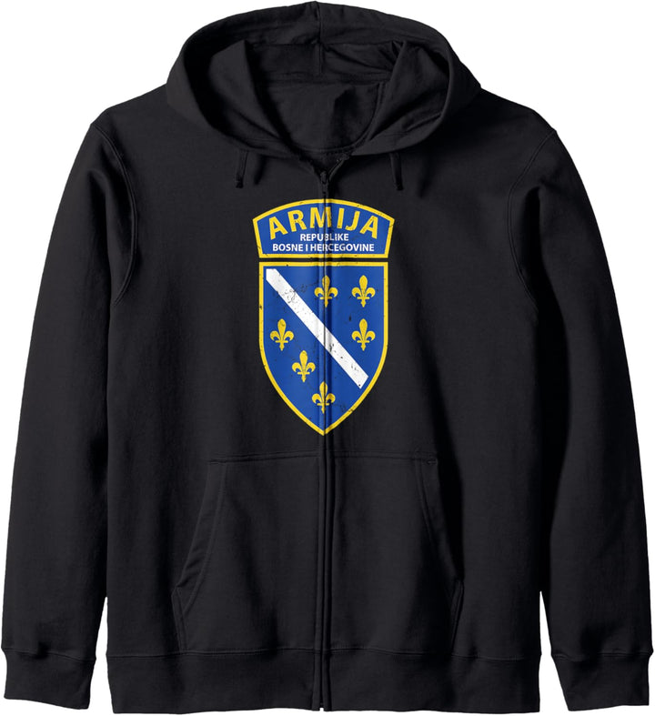 Bosnien Herzegowina Flagge Sarajevo Balkan Bosnier Kapuzenjacke