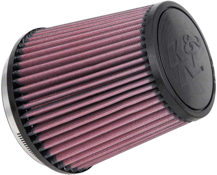 K&N RU-4740 KFZ und Motorrad Gummi Universalluftfilter Rot