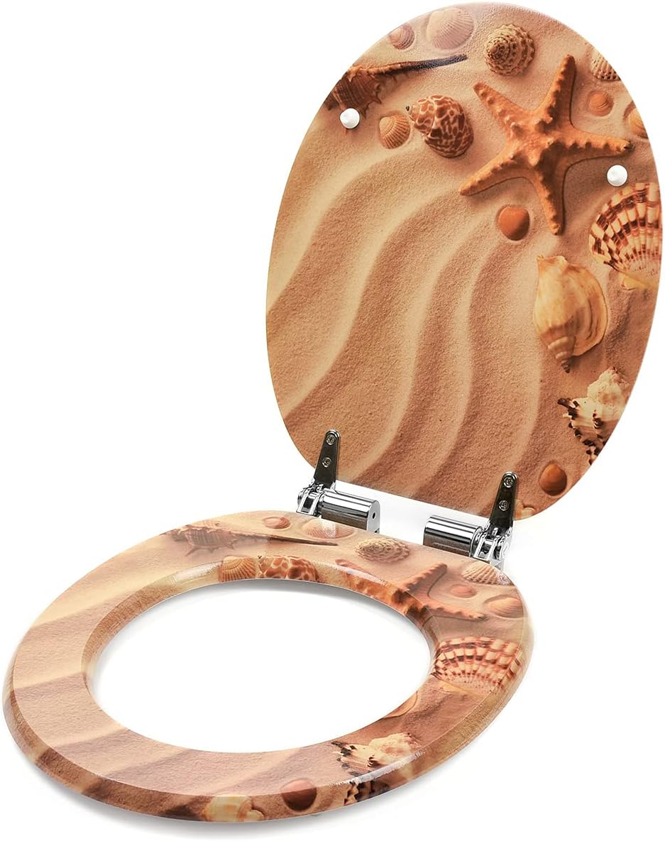 Toilettendeckel mit Absenkautomatik WC Sitz Toilettensitz WC Sitz passend für alle handelsüblichen W