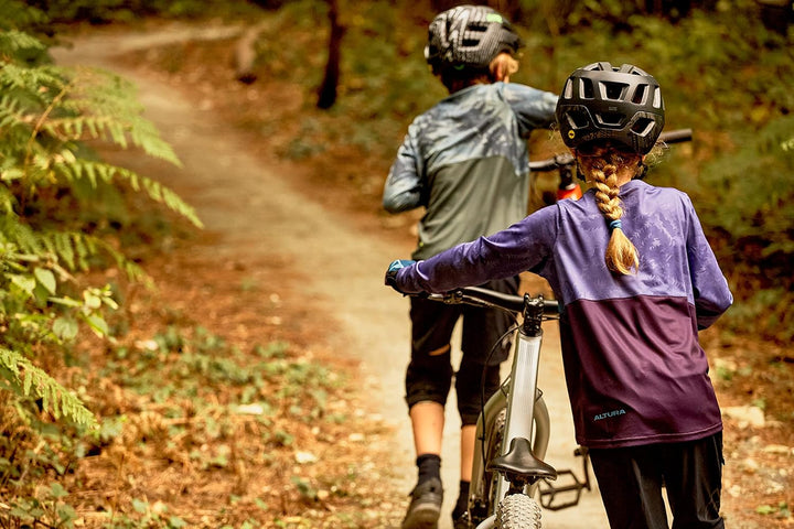 Altura Unisex Kinder Spark Ls MTB Trikot, Lila