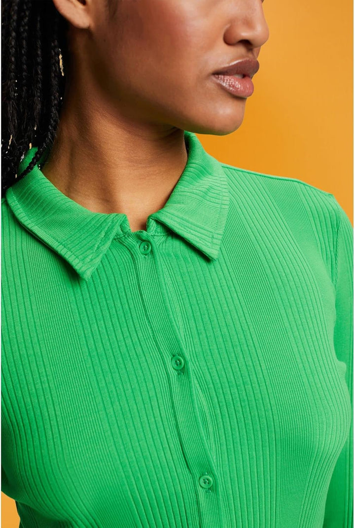 ESPRIT Damen 023ee1k310 T-Shirt XXS 310/Green, XXS 310/Green