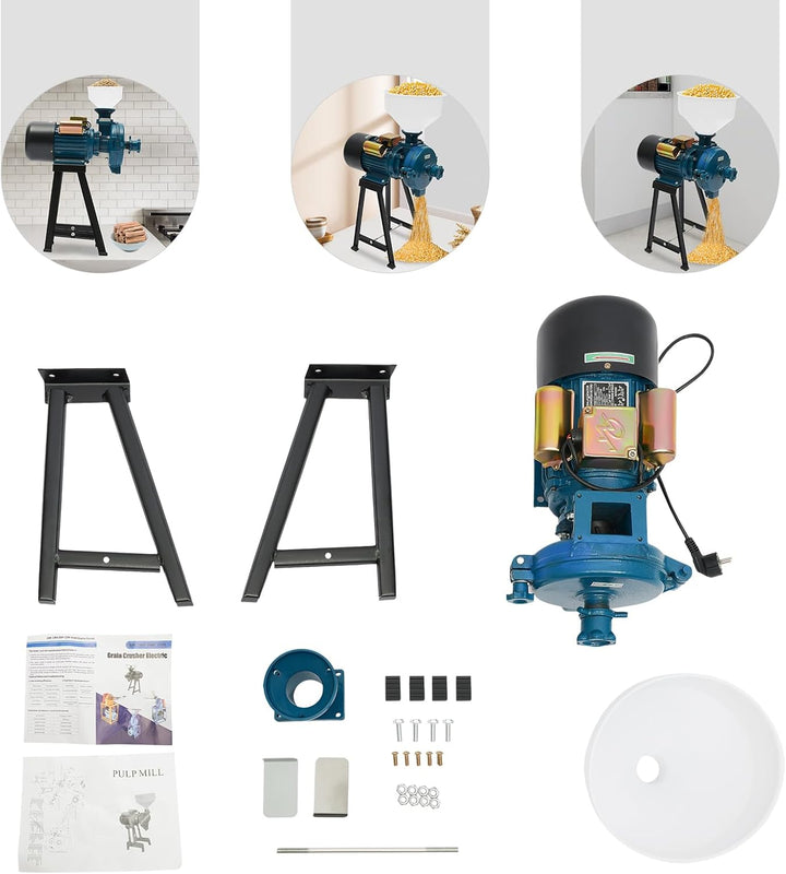 Elektrische GetreidemüHle KaffeemüHle Trichter Hohe WäRmeableitung Elegantes Aussehen Kann In Superm