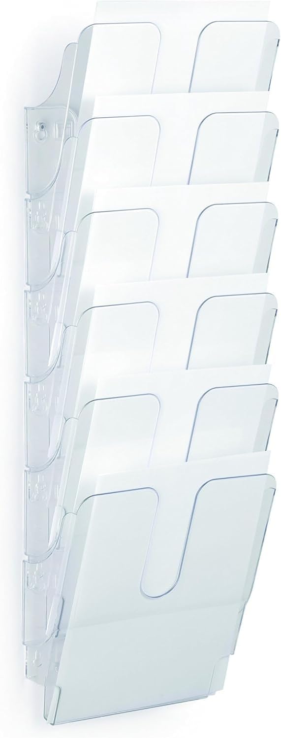 Durable Prospektspenderset (Flexiplus 6, A4 Hochformat) 1 Set, transparent, 1700008401, Transparent