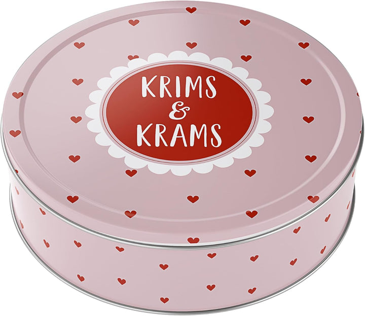 Cepewa Gebäckdose 3er Set Weihnachten | 3 Grössen rund Metall | Aufbewahrung Weihnachtsgebäck Keksdo