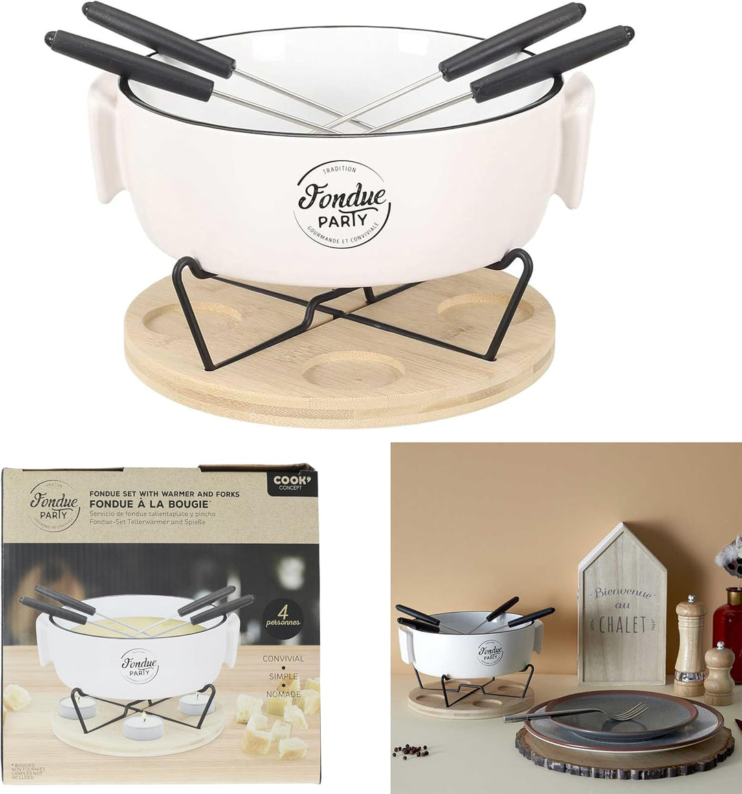 FONDUE PARA 4 PERSONAS