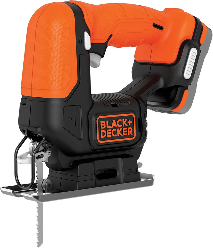 Black+Decker Akku-Stichsäge BDCJS12N (12 V, mit Sägeblasfunktion, hohe Laufruhe & vielseitig einsetz