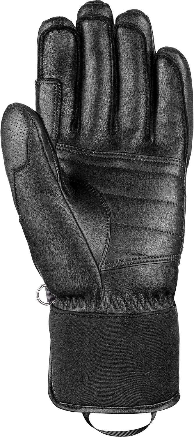 Reusch Herren Master Pro extra Warmer, winddichter und atmungsaktiver Skihandschuh, 7 Schwarz