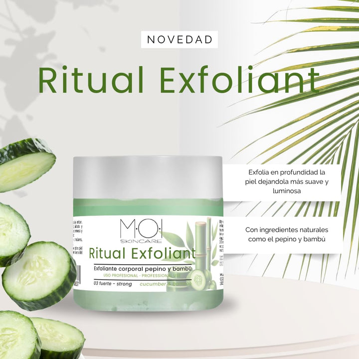Moi Skincare Körperpeeling Gurke und Bambus 03 stark, 250 g