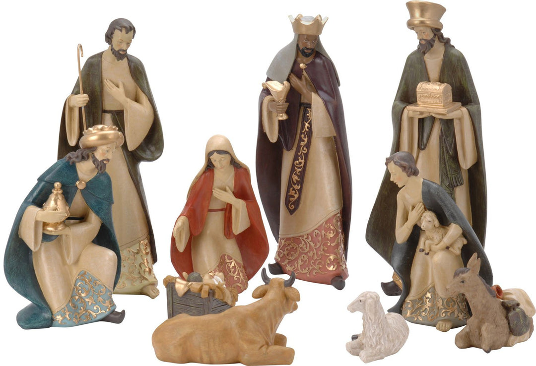 Grosse handbemalte Krippenfiguren | 10