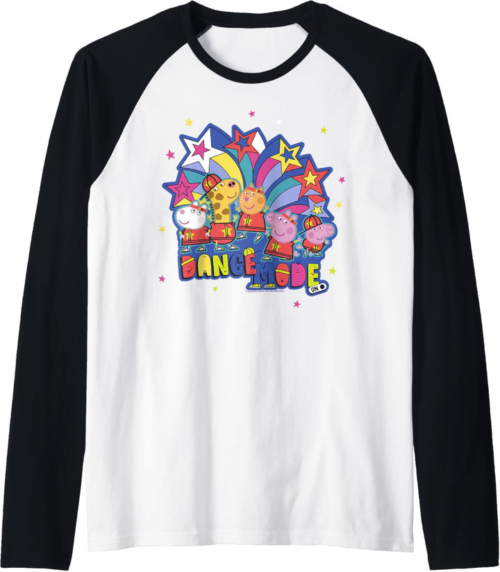 Peppa Pig Dance Mode Raglan