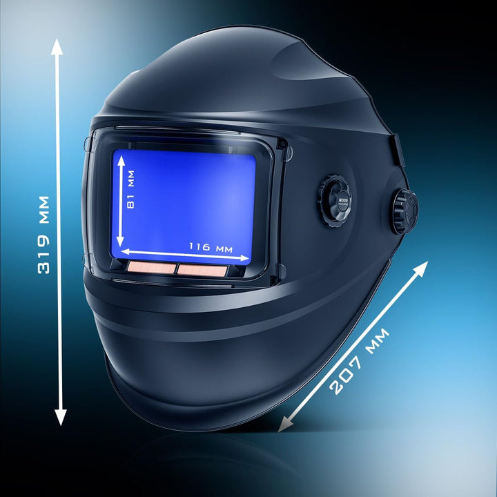 STAHLWERK Automatik-Schweisshelm BOOSTER 3-in-1 Schweisserhelm | Schweissermaske mit True-Colour-Ech