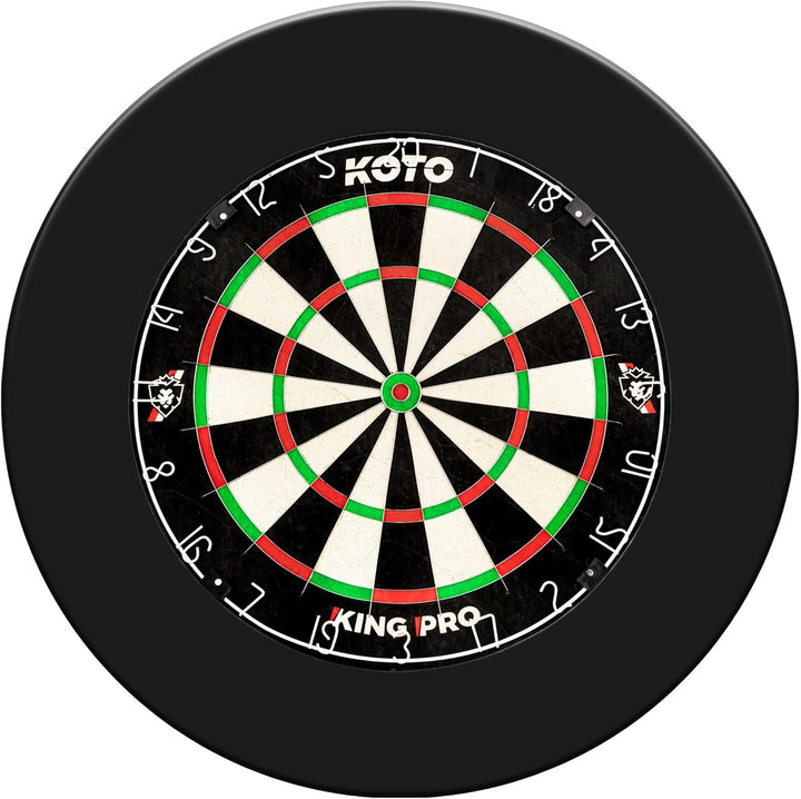 KOTO - King Pro + Dartbord Surround, Hochwertiger Dart Surround für alle Dartscheiben, Dart Auffamgr