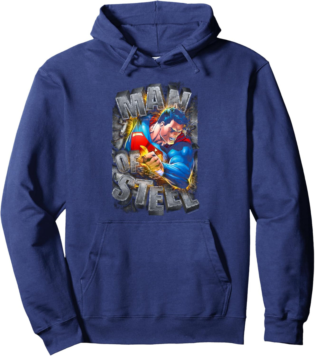 Superman Ripping Steel Pullover Hoodie