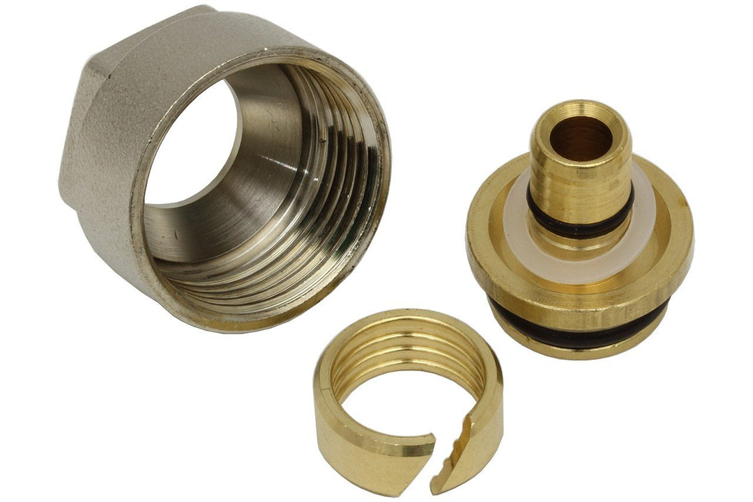 20Stk. Klemmverschraubung für Heizrohr 14 x 2 und Verteiler für Fussbodenheizung 3/4 '' Eurokonus
