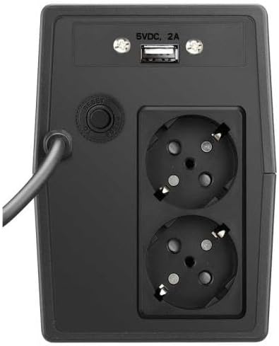 Online USV-Systeme YUNTO Smile 400 - Mini-Online USV-Systeme Anlage 400 VA / 240 W, 185387, Schwarz