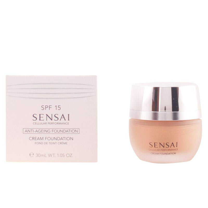 Kanebo Sensai Cellular Performance femme/woman, Cream Foundation CF24 Amber beige, 1er Pack (1 x 30