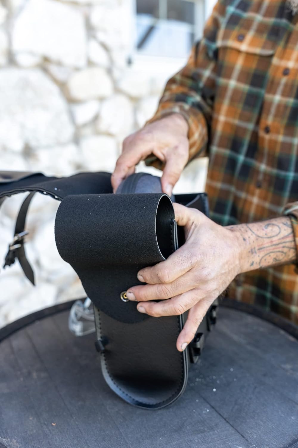 Dowco Willie & Max 58411-00 Magic Series Motorrad-Sissy-Bar-Tasche, Kunstleder, Schwarz, universelle