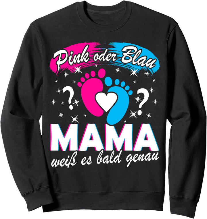 Partnerlook Freundin Schwanger Party Geschenk Werdende Mama Sweatshirt