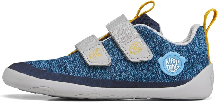 Affenzahn Minimal Sneaker Knit Happy 21 EU Pinguin Blau, 21 EU Pinguin Blau