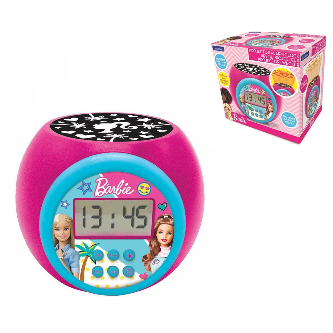 Lexibook, Barbie, Projektor-Wecker, RL977BB | Deckenprojektion, Timer, LCD-Display, Schlummerfunktio