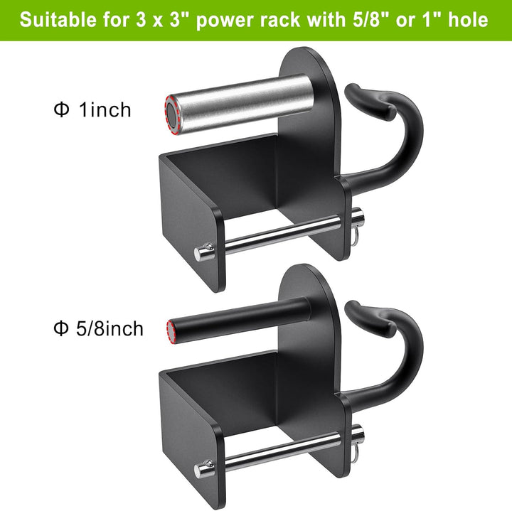 Kipika Power Cage Squat Rack Home Gym Zubehör - Anker für Widerstandsbänder Passt Rack mit 5/8„ oder