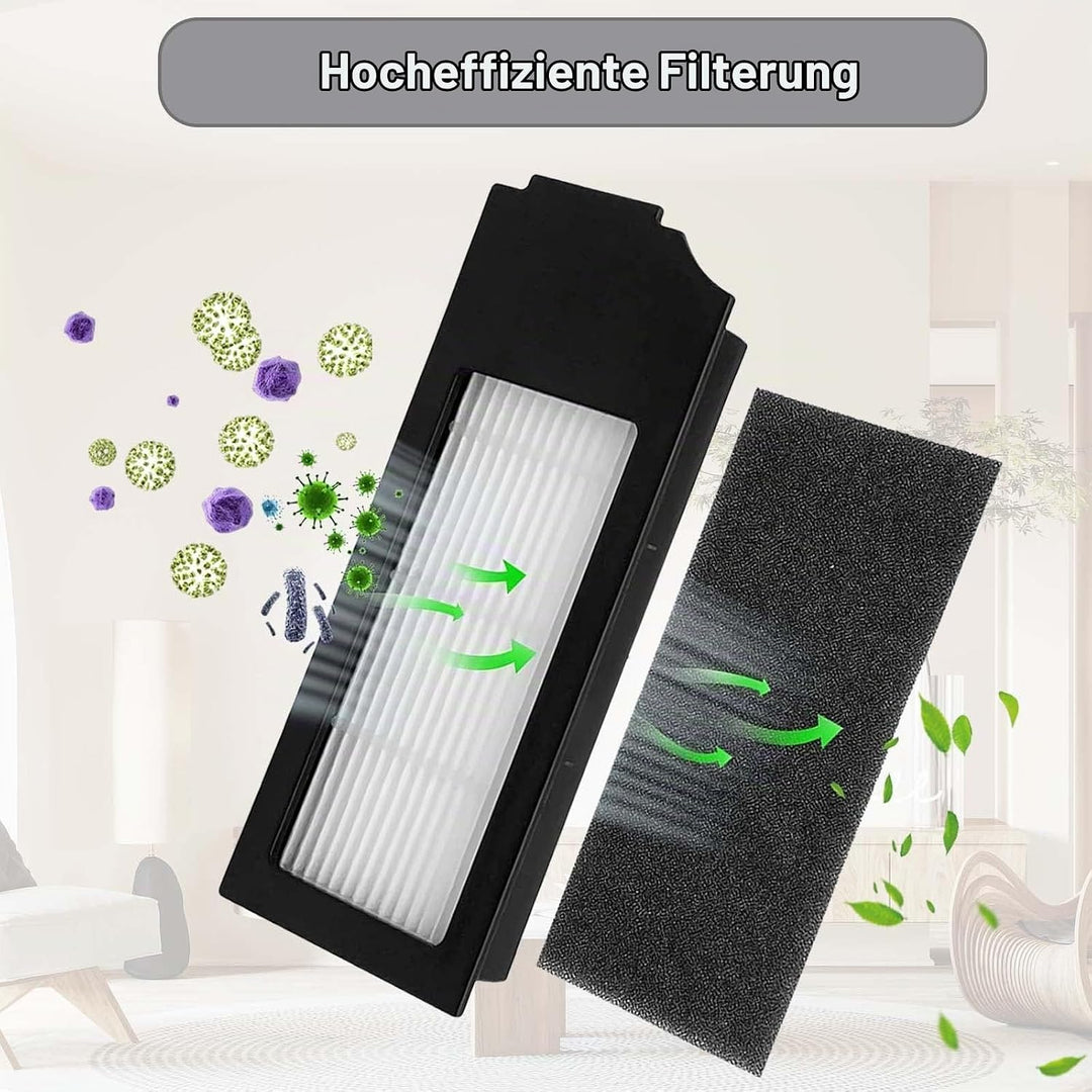 AiLomey Zubehör für Ecovacs DEEBOT X1 Omni, Ersatzteile für Ecovacs Deebot X1 Turbo Staubsauger, 1 H