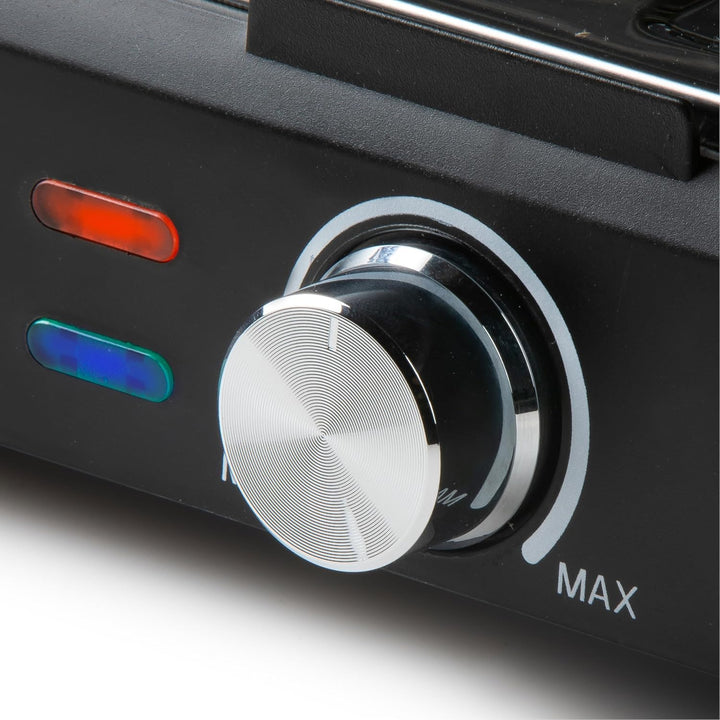 DOMO DO9262G Steingrill/Raclette-Grill - Wooden Design - Inklusive Raclettepfännchen und Holzspatel