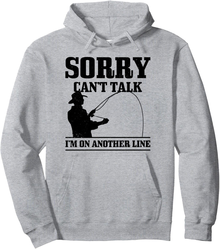 Angler Geschenk Spruch Angeln Lustig Pullover Hoodie