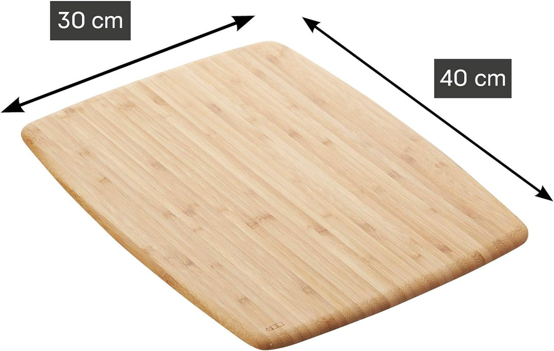 Point-Virgule Schneidebrett aus Bambus 40x30x1.2cm