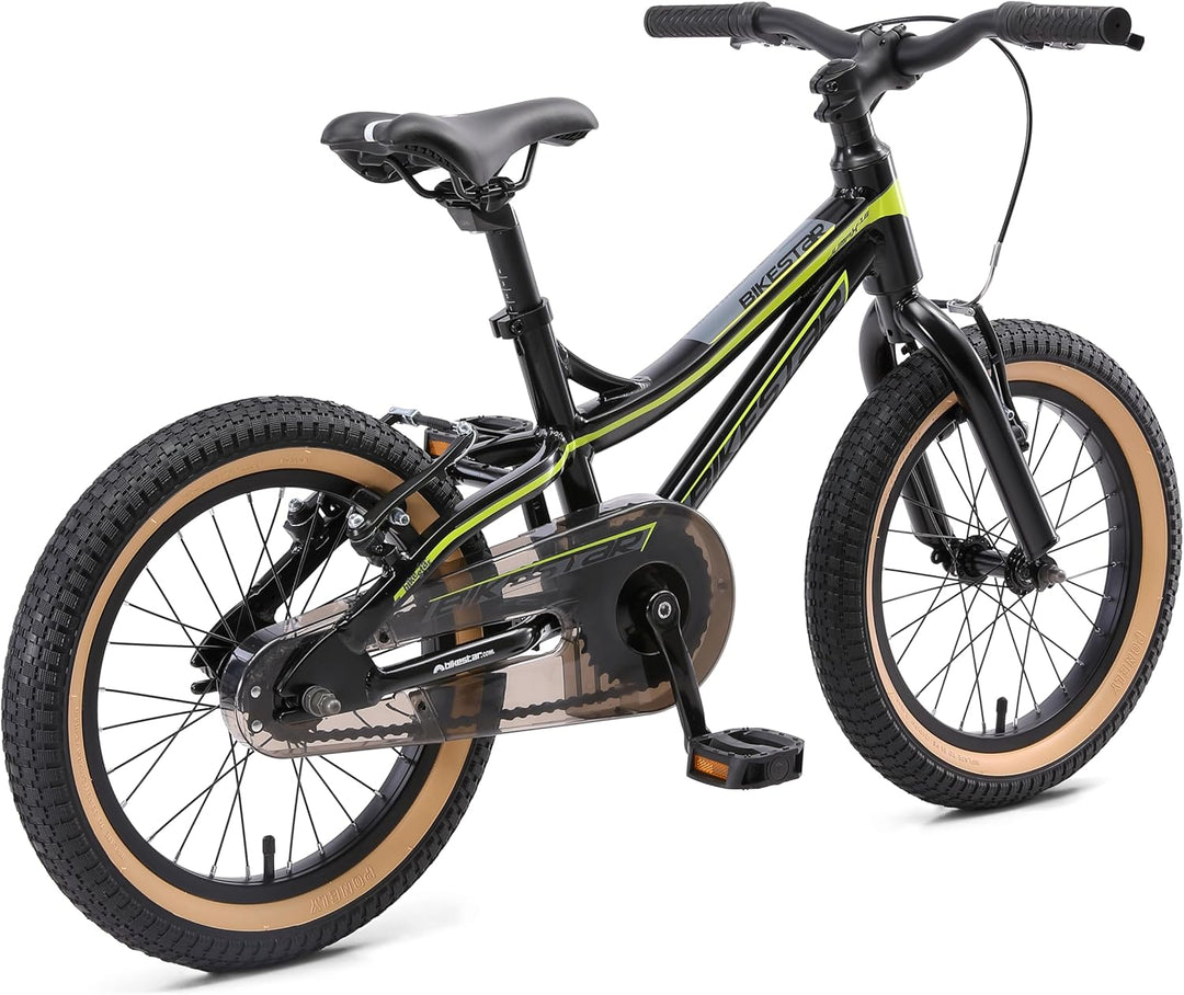 BIKESTAR Kinder Fahrrad Aluminium Mountainbike mit V-Bremse für Mädchen und Jungen ab 4-5 Jahre | 16