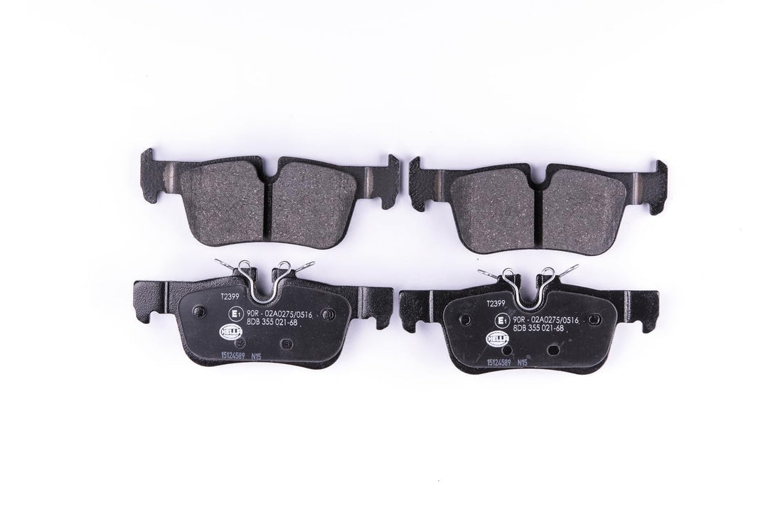 HELLA PAGID 8DB 355 021-681 Bremsbelagsatz - T2399 - Dicke/Stärke: 16.2mm - Bremssystem: Teves - für
