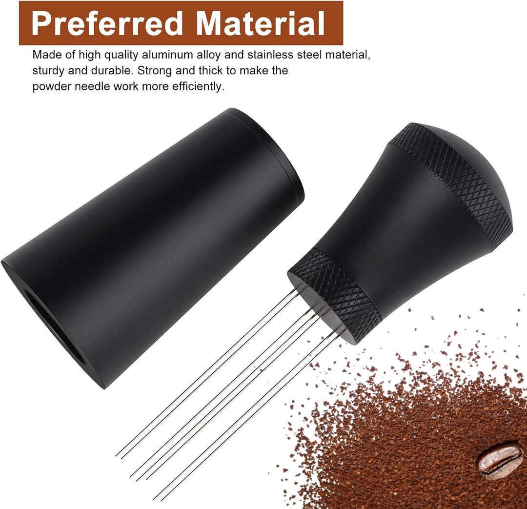 WDT Tool, Aufgerüstet WDT Tool Espresso Nadel mit 7 Feinen Nadeln, Kaffee Tamper Espresso Nadel, Kaf