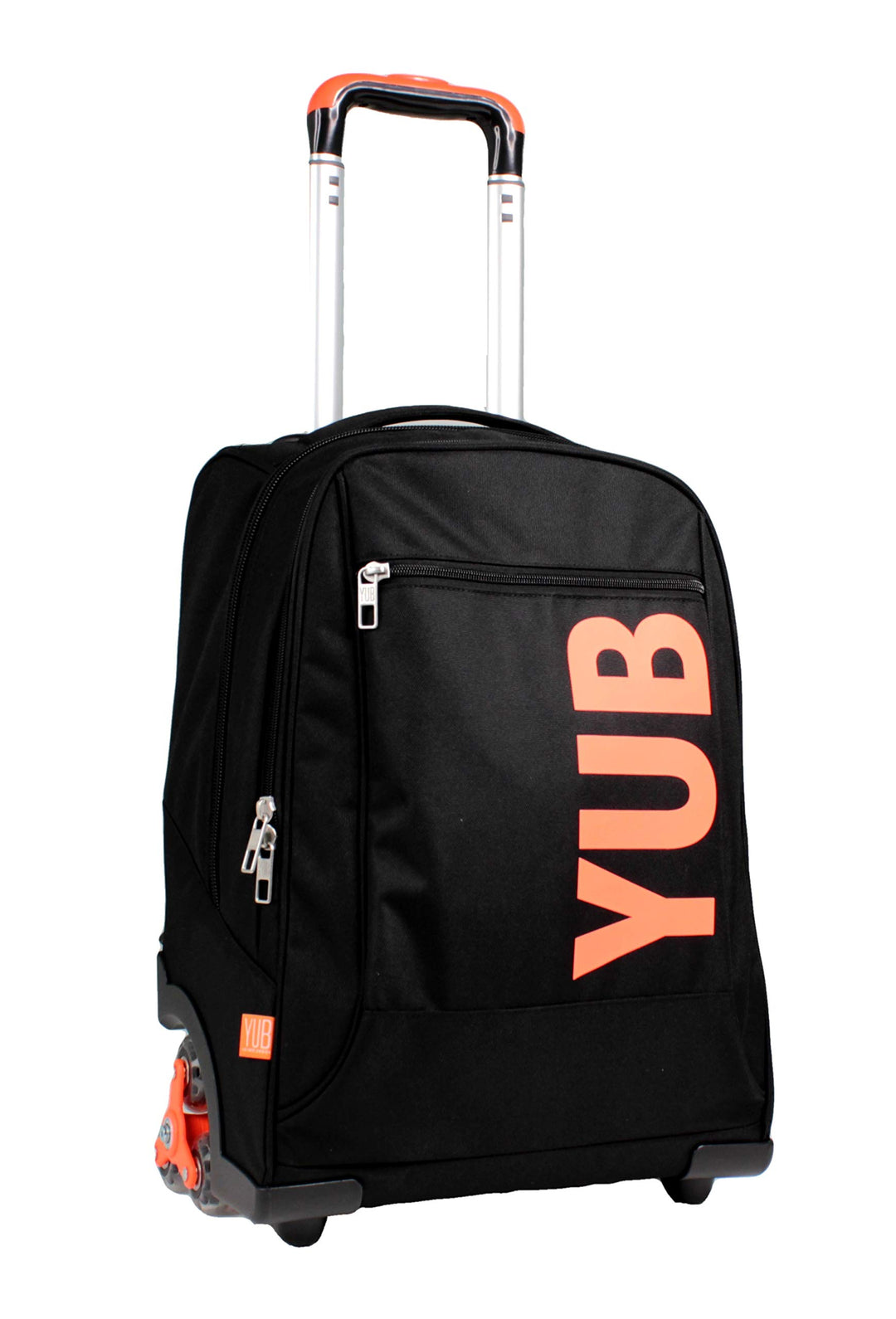 Yub TROLLEY URBAN FLUO, Rucksack mit Trolleyfunktion, Schulranzen mit Rollen, 3 in 1, ab 1. Klasse,