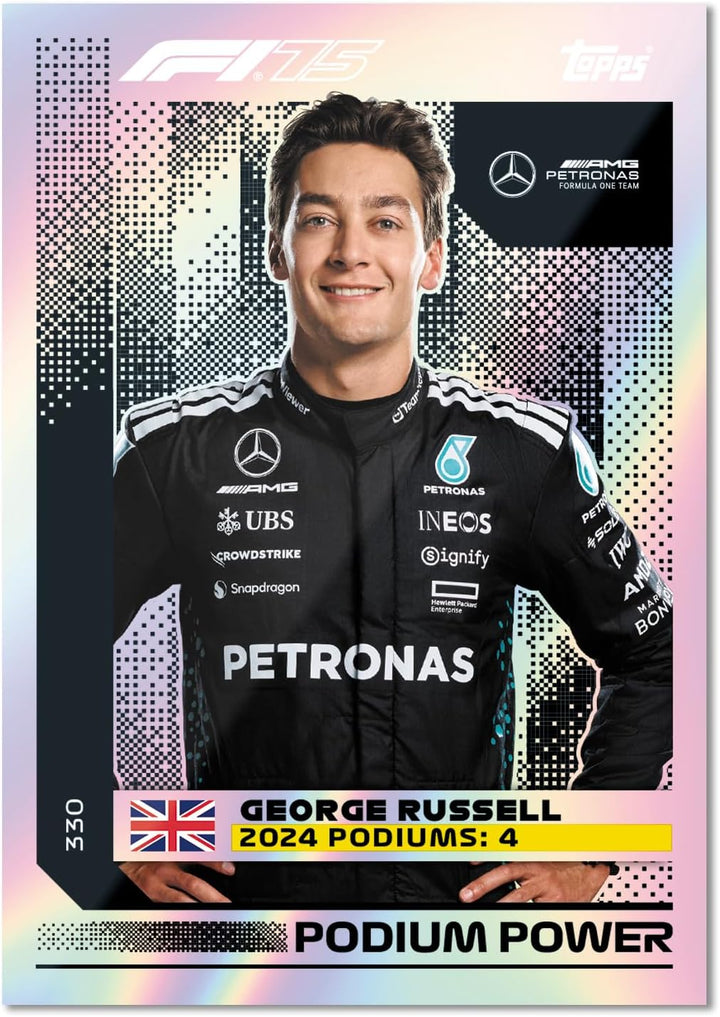 Topps Turbo Attax Formel 1 2025 - Diamond Edition Mega Tin - Enthält 66 Karten, darunter 6 LE's und