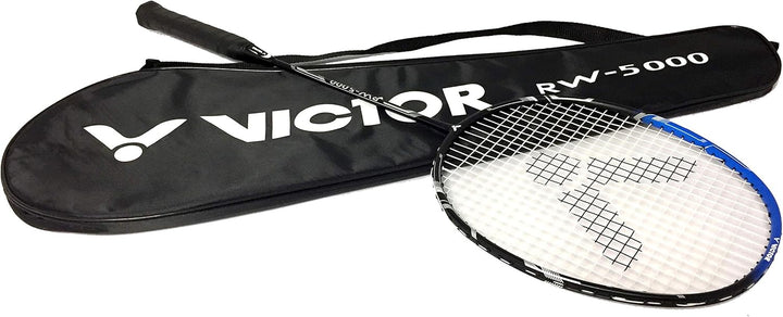 VICTOR Badmintonschläger RW 5000, erhältlich in den Farben blau und schwarz, Schwarz