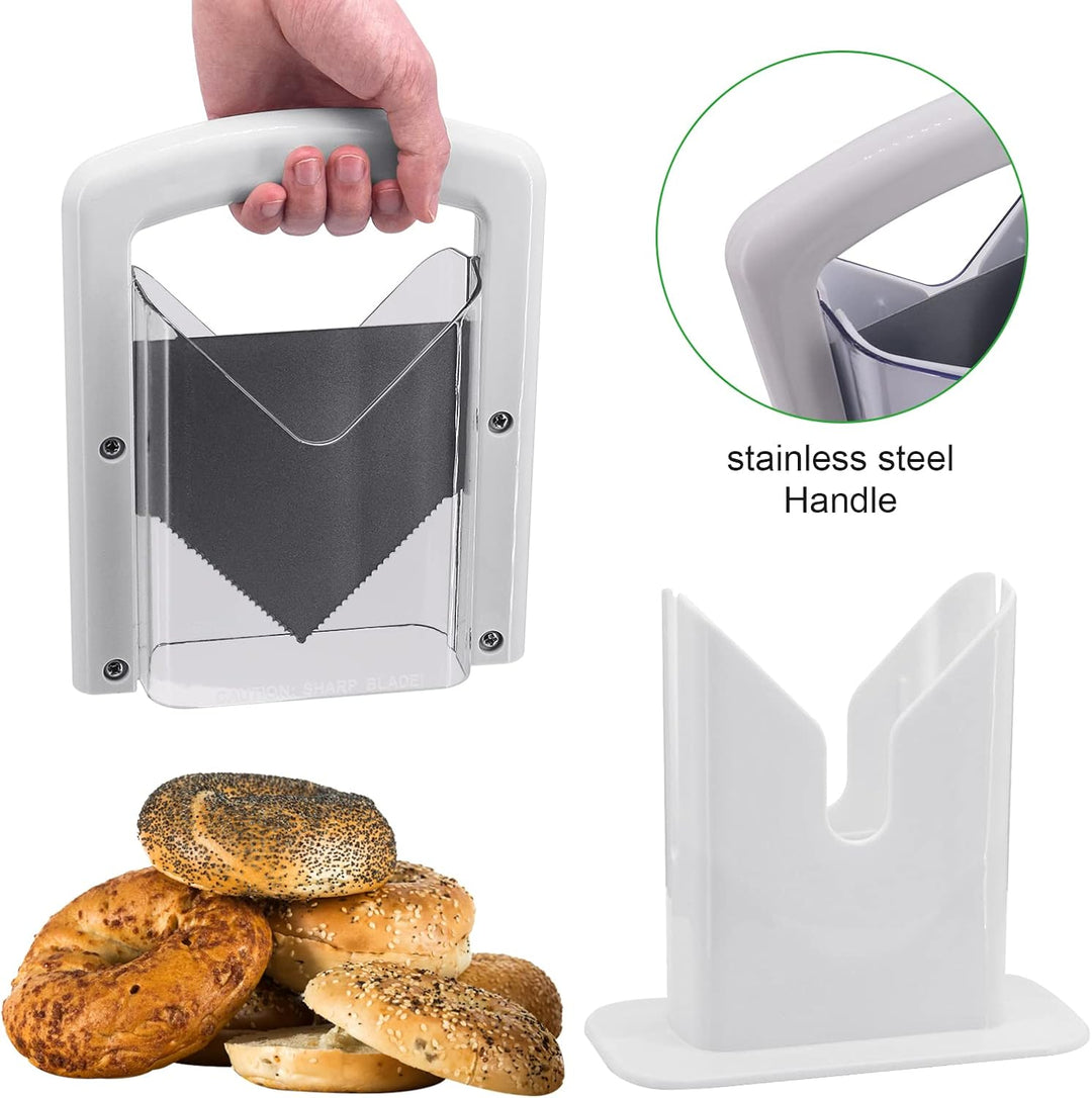 Bagel Guillotine Slicer Haushaltsbagelschneider Bagel Präzisionsschneider Bagel Cutter Schneiden Hil