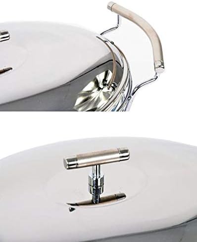 Speisewärmer Suppewärmer mit Glaseinsatz 4.0L Warmhaltebehälter (Modell 2), Modell 2