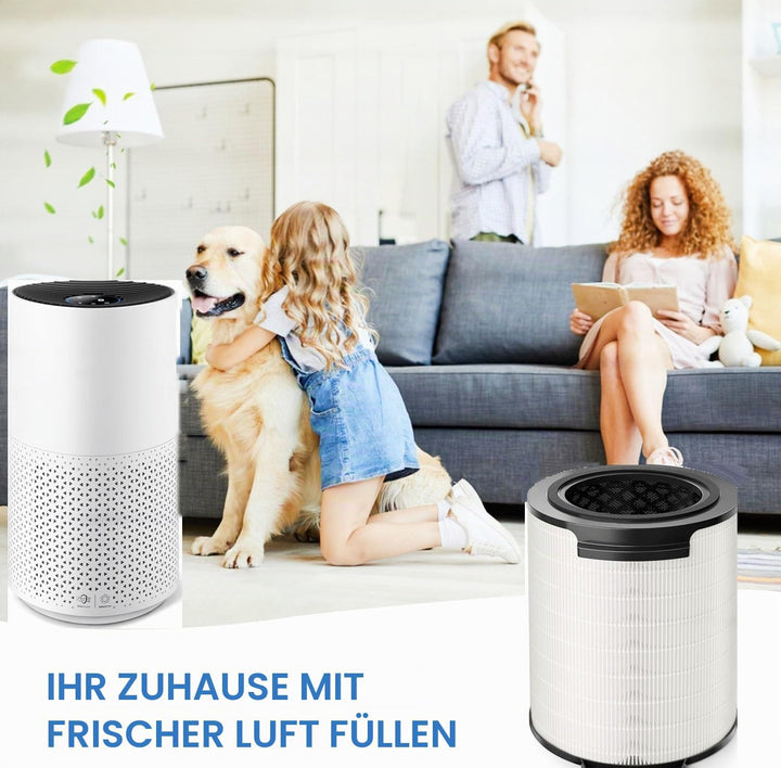 NIVMOWN Ersatz-HEPA-Filter FY1700, kompatibel mit Philips 1000i Luftreiniger, Modellnummer AC1715/70