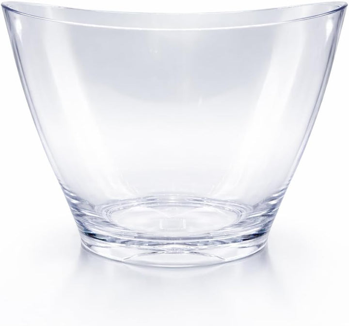 Transparenter Flaschenkühler/Getränkekühler 28,5 cm breit – Sektkühler/Eisbehälter 20 cm hoch