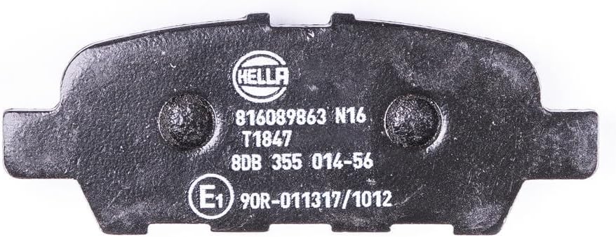 HELLA PAGID 8DB 355 014-561 Bremsbelagsatz - T1847 - Dicke/Stärke: 13.8mm - Bremssystem: Akebono - m