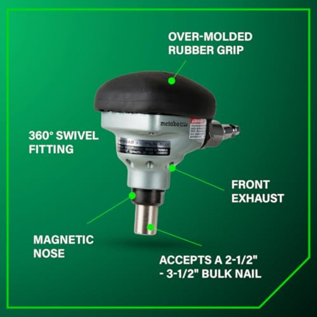Metabo HPT Handnagler, professionelle pneumatische Nagelgeräte, Handflächen-Werkzeug für Balken-Aufh