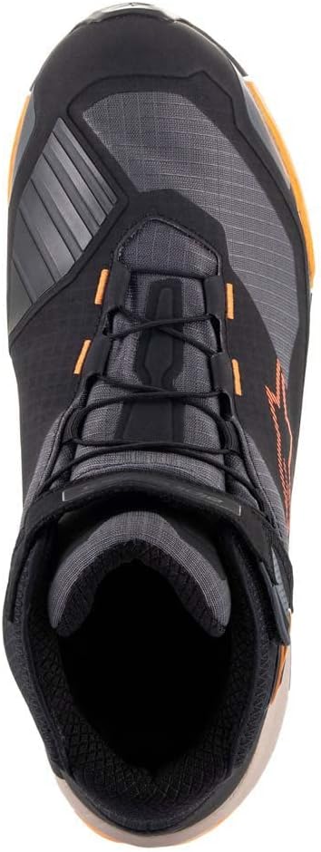 Alpinestars CR-X Drystar Motorradschuhe 39.5 EU Schwarz Hellbraun Orange, 39.5 EU Schwarz Hellbraun