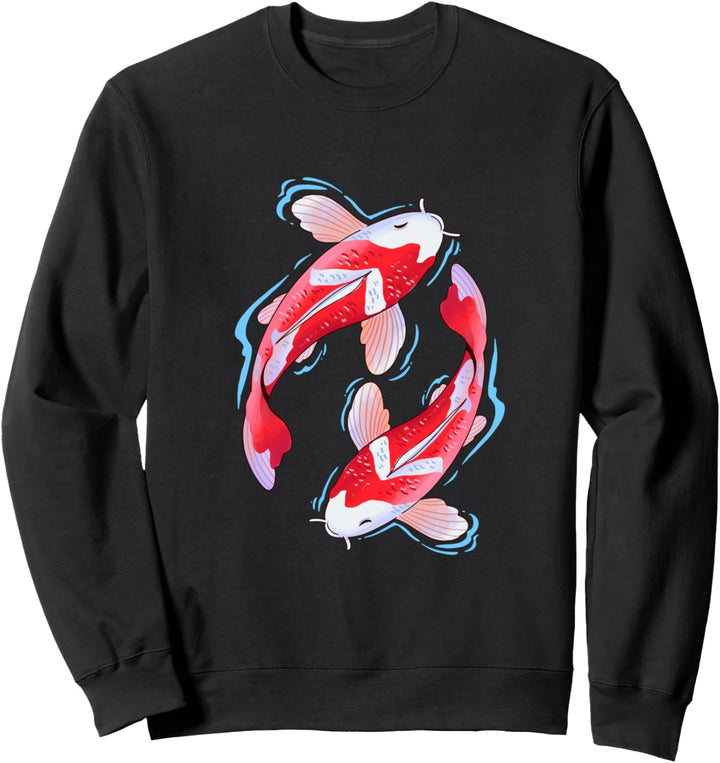 Koi Japanisch Nishikigoi Fisch Schmetterlingskarpfen Sweatshirt