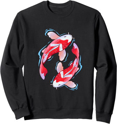 Koi Japanisch Nishikigoi Fisch Schmetterlingskarpfen Sweatshirt