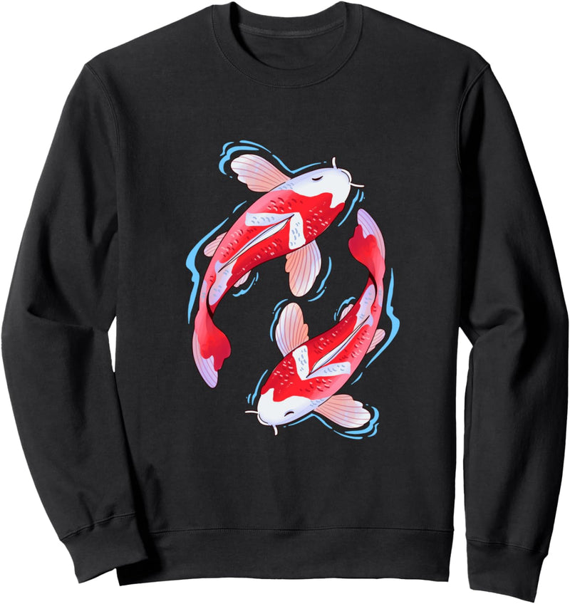 Koi Japanisch Nishikigoi Fisch Schmetterlingskarpfen Sweatshirt